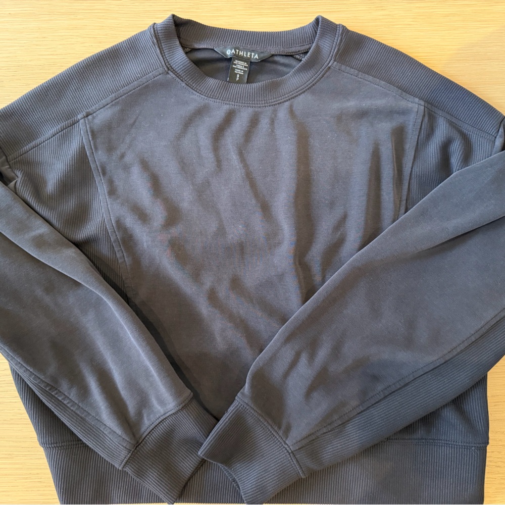 Athleta Men’s Crewneck Sweatshirt - Charcoal Black